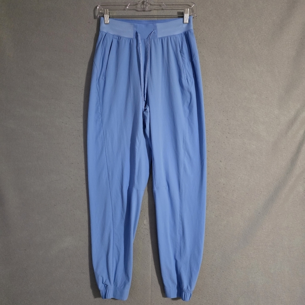 Lululemon Womens Aero Blue License To Train HR Joggers LW5FOQS Size 4